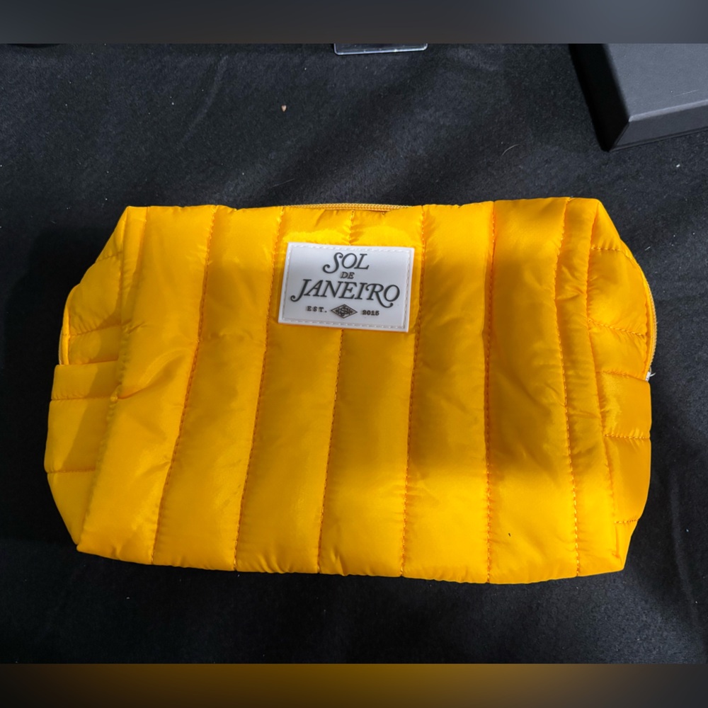 Sol de Janeiro Vibrant Yellow Quilted Bag